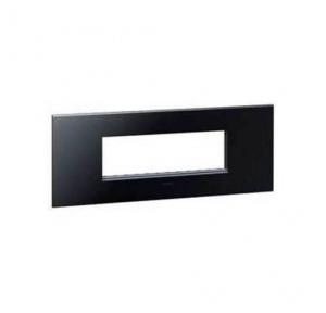 Legrand Arteor Graphite Cover Plate With Frame, 8 M, 5757 52